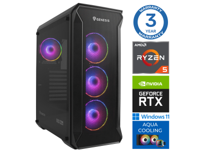 PSV AQUA Ryzen 5 7600X 16GB DDR5 2TB SSD M.2 NVME RTX4070 12GB WIN11 RW32554WH EWH411532554