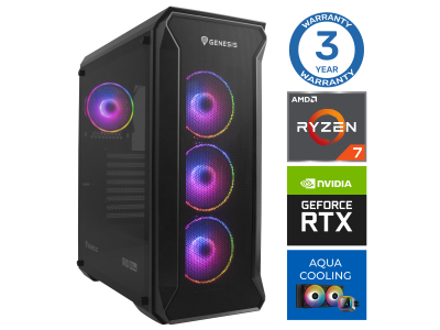 PSV AQUA Ryzen 7 7700X 16GB DDR5 2TB SSD M.2 NVME RTX4070 12GB no-OS RW32572NS ENS411532572