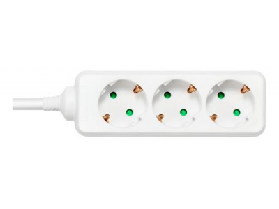 Power strip DELTACO 3xCEE 7/3 1xCEE 7/7 1.5m white / GT-0303 GT-0303 202307181000