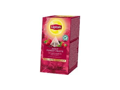 Lipton Melnā tēja ar meža ogu aromātu, Piramīda, 25 x 1,7 g  