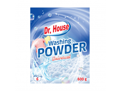 
				DR.HOUSE Universal Veļas pulveris, 600 g  8594057124465