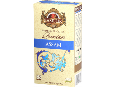 Basilur Premium Collection Assam melnā tēja 25 paciņas 25x2g 50g  