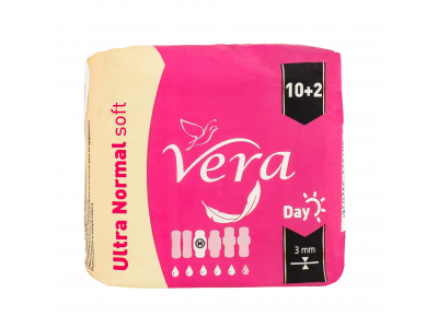 
				VERA Sieviešu higiēniskās paketes Ultra Normal Soft, 12 gab.  5907222392034