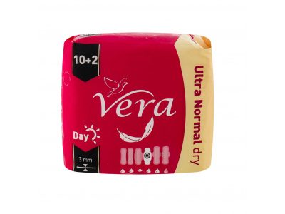 
				VERA Sieviešu higiēniskās paketes Ultra Normal Dry, 12 gab.  5907222392041