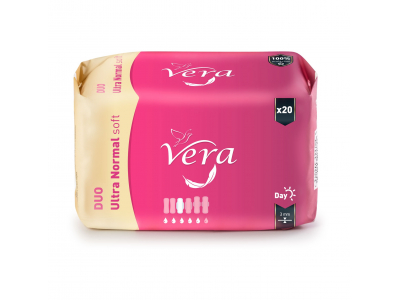 
				VERA Sieviešu higiēniskās paketes Duo Ultra Normal Soft, 20 gab.  5907222392072