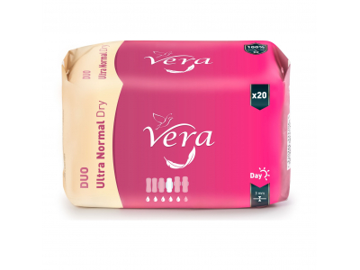 
				VERA Sieviešu higiēniskās paketes Duo Ultra Normal Dry, 20 gab.  5907222392089