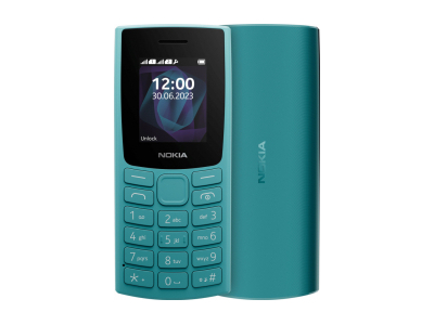 Mobilais telefons Nokia 105 2023 Cyan Dual Sim 1GF019CPG6L07 6438409087461