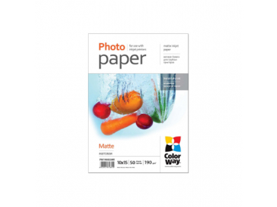 190 g/m² | 10x15 | Matte Photo Paper PM1900504R 813593020740