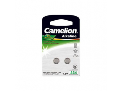 Camelion | AG4/LR66/LR626/377 | Alkaline Buttoncell | 2 pc(s) 12050204 4260216454622