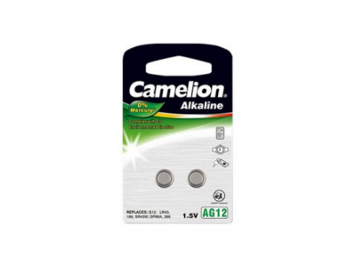 Camelion | AG12/LR43/LR1142/386 | Alkaline Buttoncell | 2 pc(s) 12050212 4260216454875