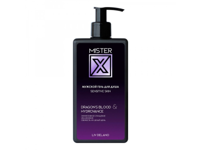 
				MISTER X Vīriešu dušas želeja sensitive skin, 250 g  4811248008583