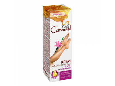 
				LADY CARAMEL Depilācijas krēms 3 minūšu (Ātri iedarbojošs), 100 ml  4823015920288