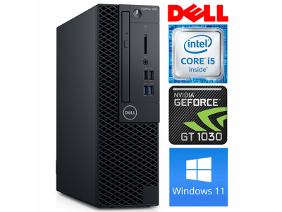 DELL 3060 SFF i5-8500 8GB 256SSD M.2 NVME GT1030 2GB DVD WIN11Pro RW33599 EAN411533599