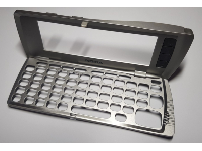 Tastatūras / LCD vāciņš samontēts preks Nokia 9210i Communicator Grey   PS-M-NOK-9210I-KC-GR 4422190000337