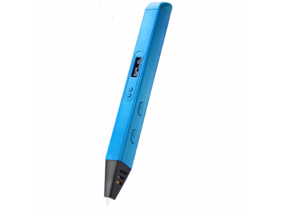 Riff RP800A Pro Tieva 3D druka pildspalva ar LCD ar 1.75mm ABS/PLA materiāla diegu AC Strāvas pieslēgums Blue RF-3DPEN-RP800A-BLUE 4752219007283