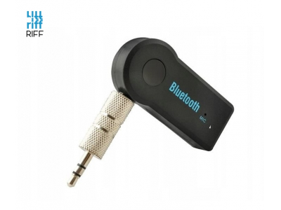 Riff BT-X5 Car FM Bluetooth Transmiteris ar 3.5mm Audio pieslēgumu + Mikrofona savienojumu Melna RF-BT-X5 4752219008198