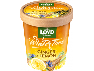 Herbal LOYD WINTER TIME Beramā tēja ar ingveru un citronu, 50g  