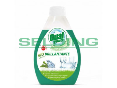 Ekoloģiskais trauku skalošanas līdzeklis Dual Power GREENLIFE Brillante, 300ml  LVBIO1 LVBIO1