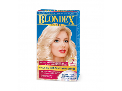 
				BLONDEX Super Allantoīns un hitozāns Matu balināšanas līdzeklis (1x20g/ 2x25ml / 1x15ml)  4823001602914