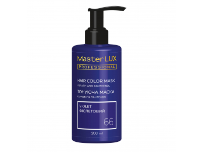 
				MASTER LUX Professional Tonējošā matu maska, tonis 66 Violets, 200 ml  4823001607186