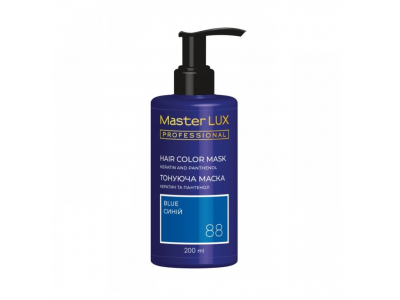 
				MASTER LUX Professional Tonējošā matu maska, tonis 88, Zils, 200 ml  4823001607162