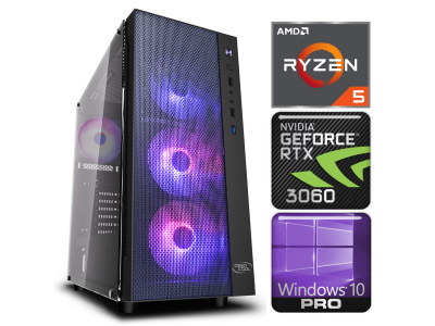 PSV Ryzen 5 3600 16GB 240SSD M.2 NVME+2TB RTX4060 8GB WIN10Pro RW34470 EAN411534470