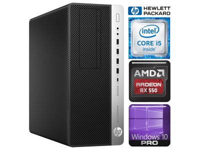 HP 800 G3 Tower i5-7500 8GB 2TB RX550 4GB WIN10Pro RW34648 EAN411534648