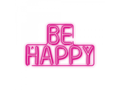 Neolia NNE10 BE HAPPY Neon LED Dekorācija NNE10 5900495064127