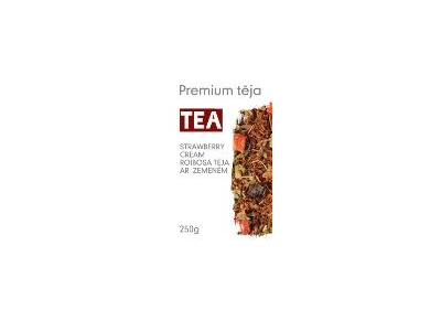 Roiboša tēja TEA Strawberry Cream, beramā, 250 g  