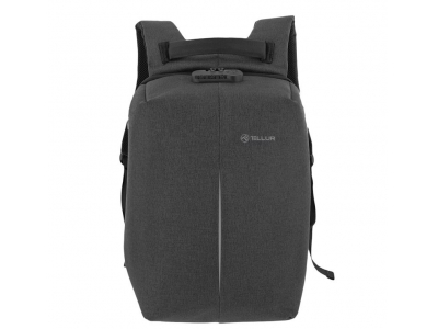 Tellur 15.6 Notebook Backpack Antitheft V2, USB port, Black TLL611222 5949087929956