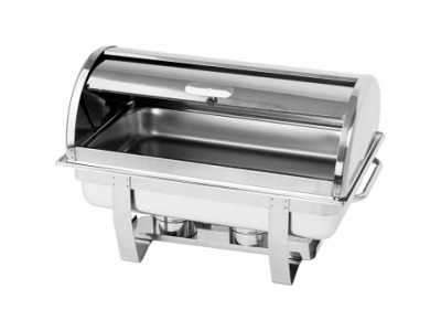 CLASSIC ROLL-TOP MARMĪTS AR ATVERAMU VĀKU, GN 1/1 65, 66x33.5x40CM, 9L INOX, Stalgast PL32434090 3003004091118