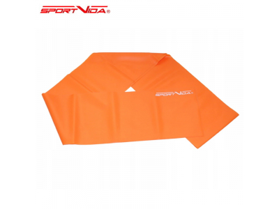 SportVida Slodzes gumija Fitnesa un TRiks treniņiem 200 * 15 * 0.45 CM (5-10kg) Oranža SV-HK0185 5903133415558