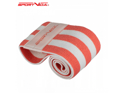 SportVida Fitnesa &amp; Krossfit Hip Band Gumijas priekš sēžas un apakšējo muskuļiem 36*7,6cm Koraļu SV-HK0252 5903133417378