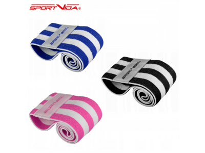 SportVida 3in1 sets Fitnesa &amp; Krossfit Hip Band Gumijas priekš sēžas un apakšējo muskuļiem 31/36/40cm*7.6cm SV-HK0364 5903133419549