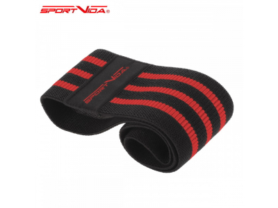 SportVida Fitnesa &amp; Krossfit Augstas pretestības Gumija priekš sēžas muskuļiem 32*8cm Sarkana SV-HK0263 5903133417484