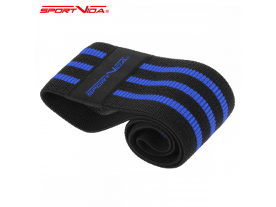 SportVida Fitnesa &amp; Krossfit Augstas pretestības Gumija priekš sēžas muskuļiem 36*8cm Zila SV-HK0264 5903133417491