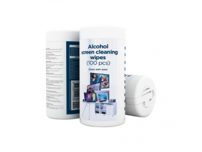 Gembird | Alcohol Screen Cleaning Wipes (100 pcs) | CK-AWW100-01 | Screen cleaning wipes CK-AWW100-01 8716309119238