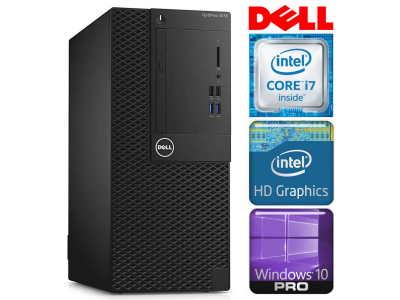 DELL 3050 Tower i7-7700 32GB 128SSD M.2 NVME WIN10Pro RW35210 EAN411535210