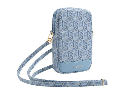 Guess Torebka GUWBZPGCSPGB niebieski|blue Zip GCube Bottom Stripe GUWBZPGCSPGB 3666339210687