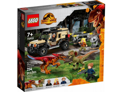 LEGO Jurassic World Pyroraptor &amp; Dilophosaurus Transport (76951) 76951 5702016973877