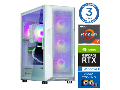 PSV AQUA Ryzen 7 7700X 16GB DDR5 1TB SSD M.2 NVME RTX3060 12GB WIN11 RW35885WH EWH411535885