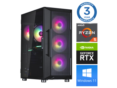 PSV Ryzen 5 5600X 16GB 500SSD M.2 NVME+2TB RTX3060 12GB WIN11Pro RW36068 EAN411536068