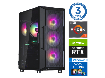 PSV AQUA Ryzen 7 7700X 16GB DDR5 1TB SSD M.2 NVME RTX3060 12GB WIN11 RW36137WH EWH411536137