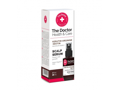 
				THE DOCTOR HEALTH &amp; CARE Keratīns + Arginīns + Biotīns Maksimālā enerģija Serums galvas ādai, 89 ml  8588009351023