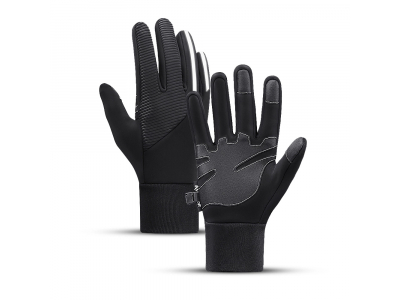 Insulated, non-slip sports phone gloves (size S) - black Touchscreen gloves thickened 4 S black 5907769307812