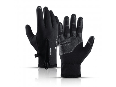 Winter phone sports gloves (size XL) - black Touchscreen gloves thickened 1 XL black 5907769307669