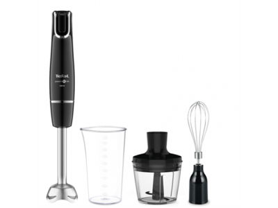 TEFAL | Blender | HB943838 InfintyForce | Hand Blender | 1000 W | Number of speeds 1 | Chopper | Black HB943838 3016661158339