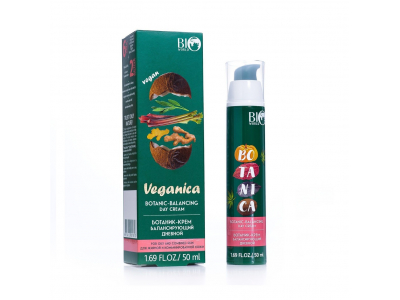 
				BIO WORLD Veganica Botanic līdzsvarojošs dienas sejas krēms taukainai un kombinētai ādai, 50 ml  4812547001473