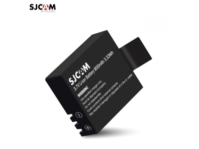 SJCam Oriģināls akumulators priekš Sporta Kameras SJ4000 SJ5000 M10 series 3.7V 900mAh 3.33Wh Li-Ion (EU Blister) SJ-ACC-BATSJ45 6970080831877