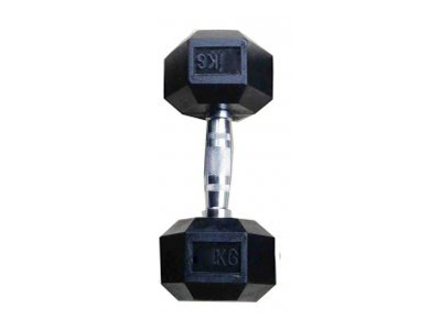 Hex rubber dumbbell TOORX 45kg MEG-45 8029975992341